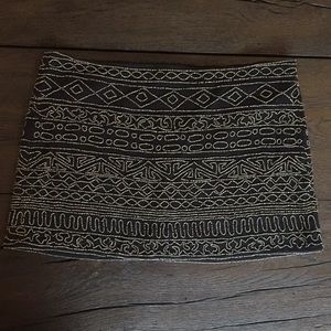 Gryphon New York mini skirt with beaded detail S